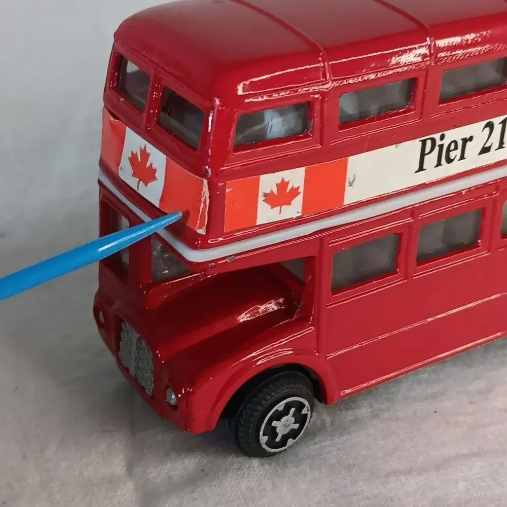 Halifax Canada Double Decker Diecast Red Pier One Imports Souvenir Toy